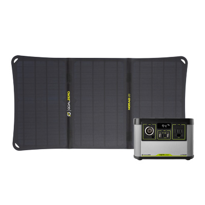 Goal Zero YETI 200X Solar Generator With Nomad Solar Panel, Bundle - PWE10130