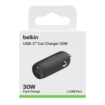 Belkin BoostCharge 30W USB-C Car Charger - PWR11258