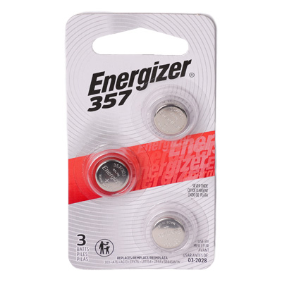 Energizer® 357 Silver Oxide Button Cell Battery - 3 Pack - SMC10115