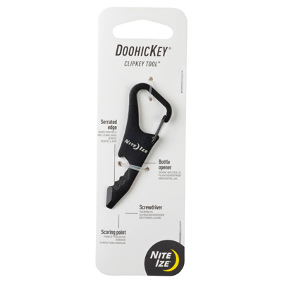 NiteIze Doohickey ClipKey Key Tool - Black - PLP11730