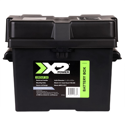 X2Power Marine Battery Box For Group 24 Batteries - BOXGRP24