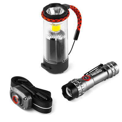 NEBO Triple Threat Kit Headlamp + Lantern + Pocket Light - NEB-BND-0004