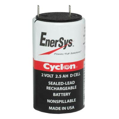 EnerSys Cyclon 2V 2.5AH AGM D Cell Battery