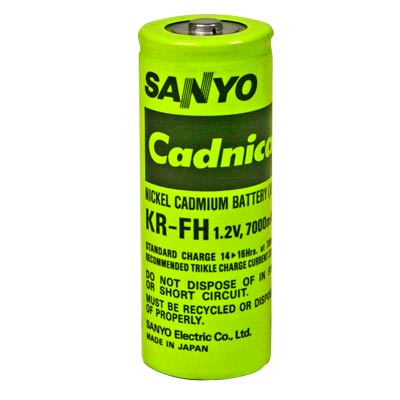 Sanyo F NiCD Consumer Top Industrial Rechargeable Cell