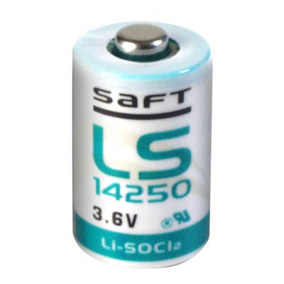 Saft 3.6V 1/2AA Lithium Battery