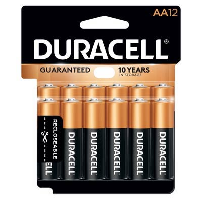 Duracell Coppertop 1.5V AA, LR6 Alkaline Battery - 12 Pack - Main Image