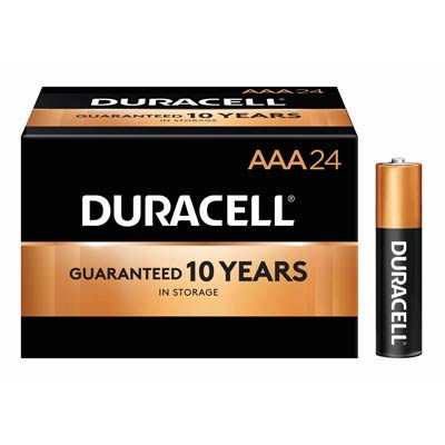 Duracell Coppertop 1.5V AAA, LR03 Alkaline Battery - 24 Pack