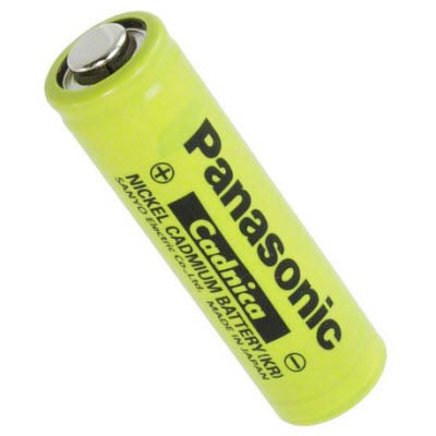 Panasonic AA NiCD Consumer Top Industrial Rechargeable Cell - Main Image
