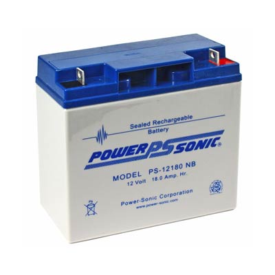 Power Sonic 12V 18AH AGM SLA Battery with NB Terminals
