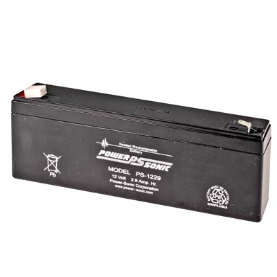 Power Sonic 12V 2.9AH AGM Sealed Lead Acid (SLA) Battery with F1 Terminals - POWPS-1229F