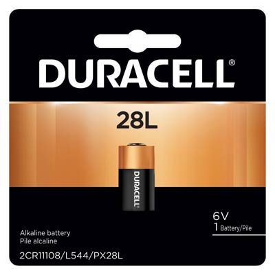 Duracell 6V 28A, 28L Lithium Battery - 1 Pack