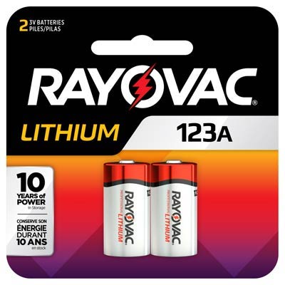 Rayovac Lithium 123A Batteries - 2 Pack - Main Image