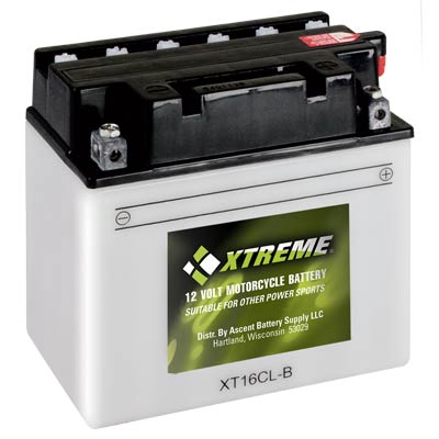 Xtreme High Performance 16CL-B 12V 240CCA Flooded Powersport Battery