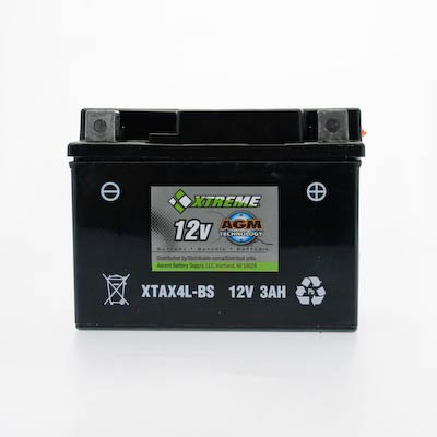 Xtreme 4L-BS 12V 50CCA AGM Powersport Battery