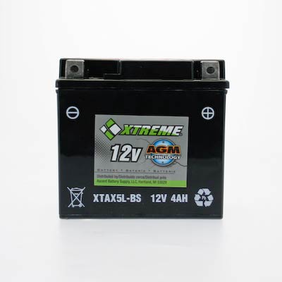 Xtreme 5L-BS 12V 70CCA AGM Powersport Battery