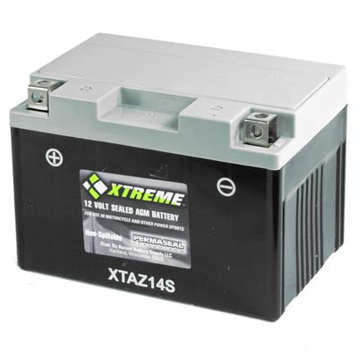 Xtreme Z14S 12V 225CCA AGM Powersport Battery