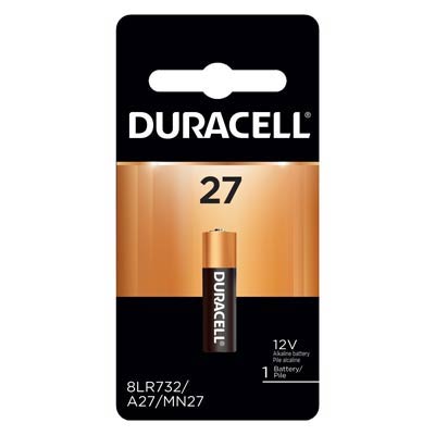 Duracell Coppertop 12V A27 Alkaline Battery - 1 Pack - DURMN27BPK
