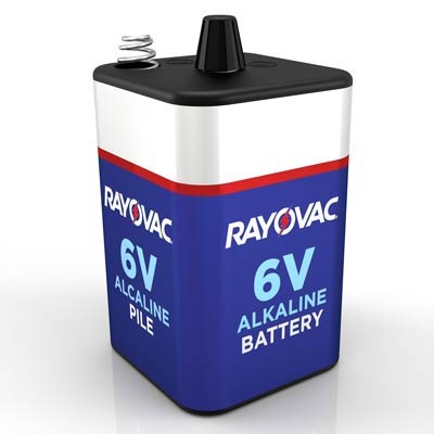 Rayovac 6V D, LR20 Alkaline Spring Top Battery