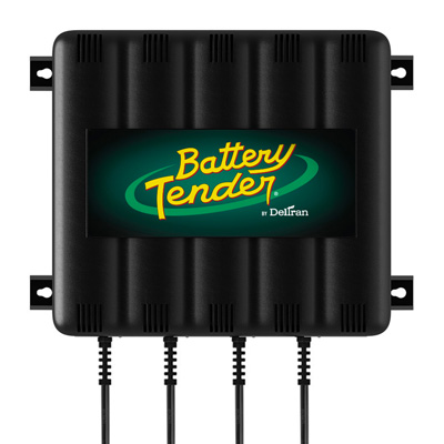 Battery Tender 4-Bank 12V, 1.25 Amp Battery Charger and Maintainer