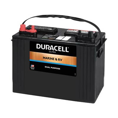 Duracell Ultra BCI Group 27M 12V 650CCA Flooded Deep Cycle Marine & RV Battery - Main Image