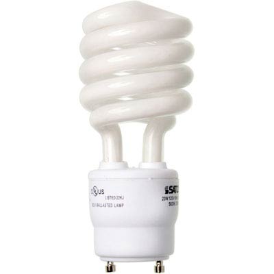 23W Soft White GU24 Twist and Lock CFL Bulb - Main Image