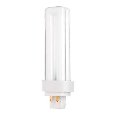 13W 3500K 4 Pin Quad Tube CFL Bulb - Main Image