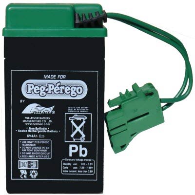 Peg Perego 6V 4.5AH AGM Riding Toy Battery - Main Image