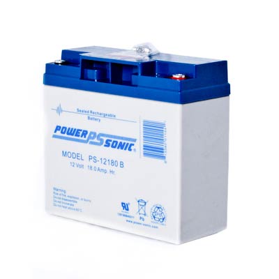 Power Sonic 12V 18AH AGM SLA Battery with C Terminals