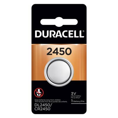 Pack von 1 Rechts 10 Batterie CR-2450/DL-2450 Duracell Knopf Lithium 3V Dlc 