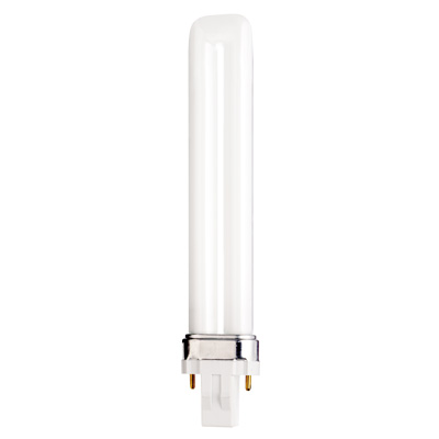 Satco 13.4W 3500K Twin Tube 2 Pin CFL Bulb
