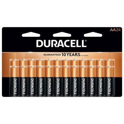 Duracell Coppertop 1.5V AA, LR6 Alkaline Battery - 24 Pack - Main Image