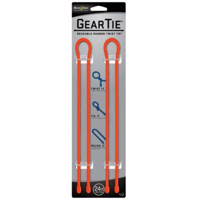 Orange Gear Tie 24in 2 Pack