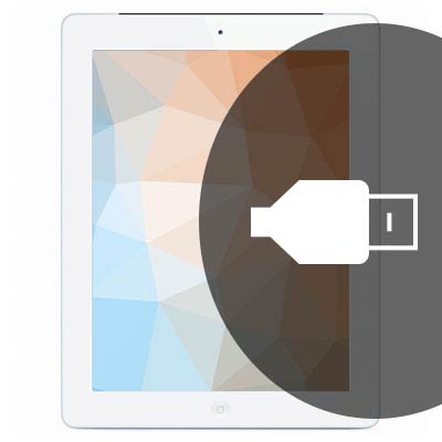 Apple iPad 2 Charge Port Repair - Black - Main Image