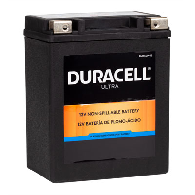 Duracell Ultra 14AH-BS 12V 220CCA AGM Powersport Battery - CYL10003 At ...