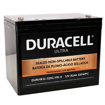 Duracell Ultra 12V 82AH AGM High Rate Sealed Lead Acid (SLA) Battery with M6, C Terminals