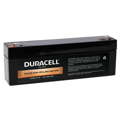 Duracell Ultra 12V 2.3AH General Purpose AGM SLA Battery with F1 Terminals