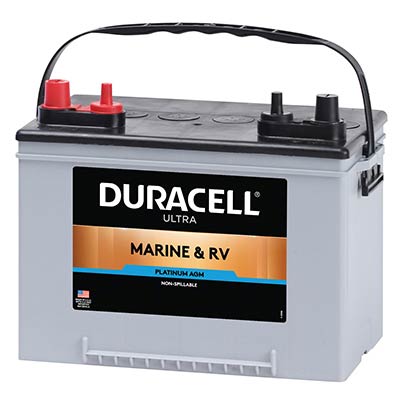 Duracell Ultra BCI Group 34M 12V 55AH 750CCA AGM Dual Purpose Marine & RV Battery - Main Image
