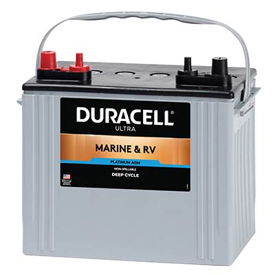 Duracell Ultra BCI Group 24M 12V 78AH 800CCA AGM Deep Cycle Marine & RV Battery - Main Image