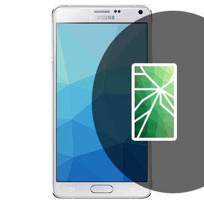 Samsung Galaxy Notet4 Screen Repair - White - Main Image