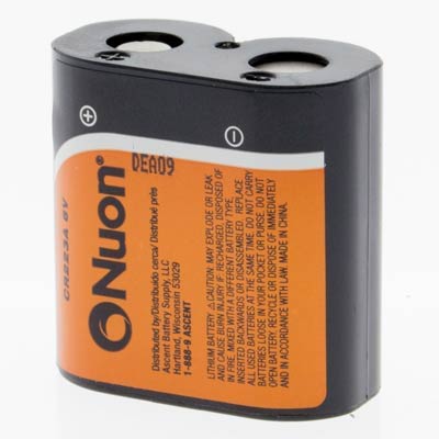 Nuon 6V 223, 223A, CR-P2 Lithium Battery - 1 Pack