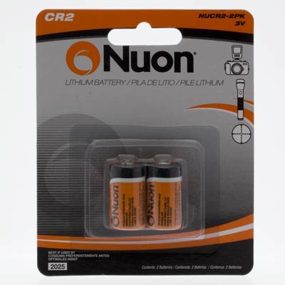 Nuon 3V CR2 Lithium Battery - 2 Pack