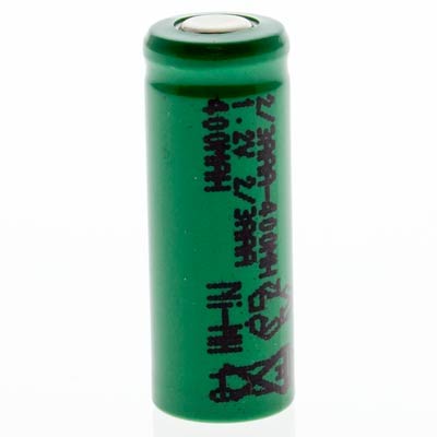2/3AAA Rechargeable 400MAH Flat Top Cell
