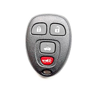 Four Button Key Fob Replacement Remote for Buick and Chevrolet Vehicles - FOB10007