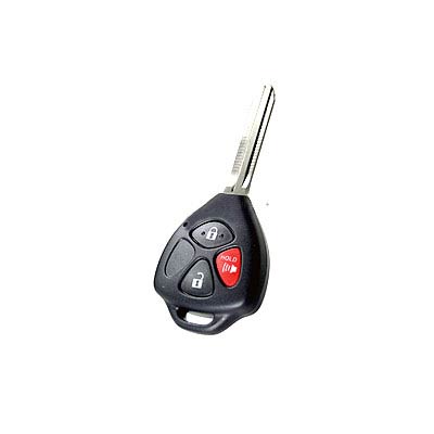 Three Button Key Fob Replacement Combo Key Remote For Toyota Vehicles - FOB10638