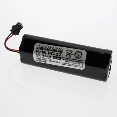 Dantona 12V 750mAh NiMH replacement battery for dog collars - Main Image