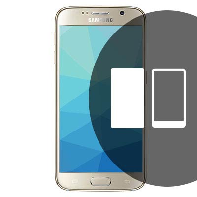 Samsung Galaxy S6 Back Glass Repair - Gold - Main Image