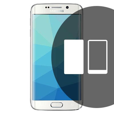 Samsung Galaxy S6 Edge Back Glass Repair - White - Main Image