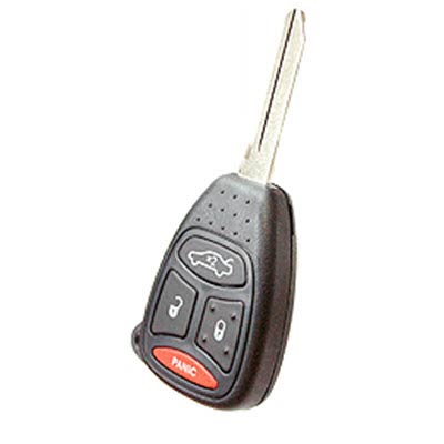 Four Button Key Fob Replacement Combo Key Remote for Chrysler Vehicles - Main Image