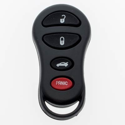 Four Button Key Fob Replacement Remote for Chrysler, Dodge, and Jeep Vehicles