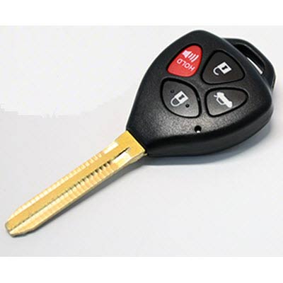Four Button Key Fob Replacement Combo Key Remote for Toyota Vehicles 